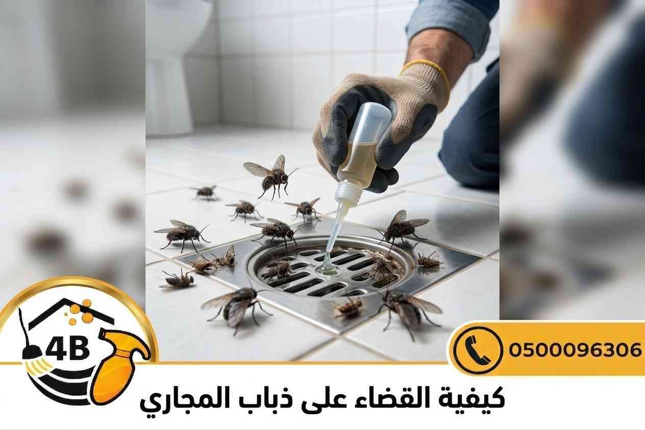كيفية القضاء على ذباب المجاري