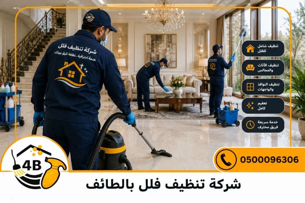 شركة تنظيف فلل بالطائف